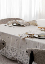 Zoe Floral Linen Tablecloth